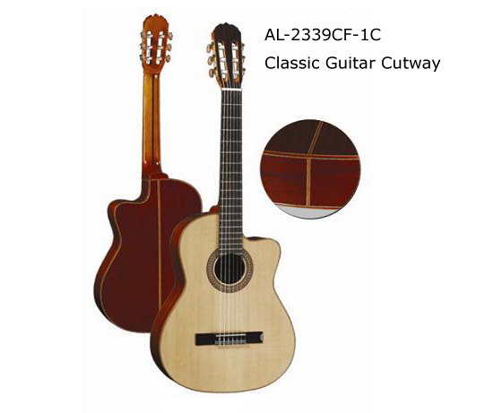 AL-2339CF-1C Classic Guitar Cutway